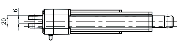 Мини линейный привод (актуатор)